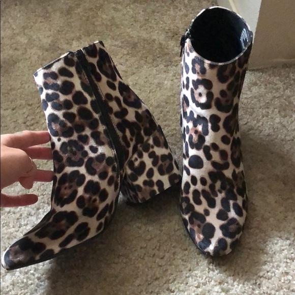 madden girl leopard booties